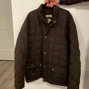 Men's L.L.Bean Upcountry Waxed-Cotton Down Jacket